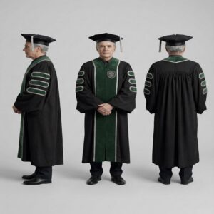 Professors’ robes (American PhD gown)