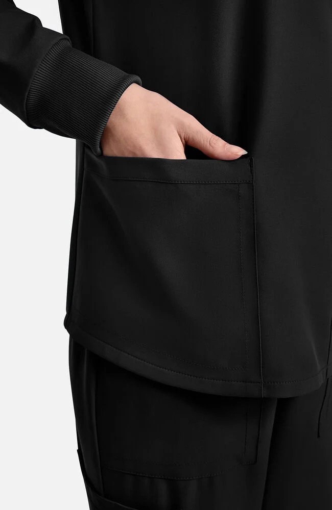 long sleeve top & Pull-On Slim Leg CK Women's Scrub Set - Image 13