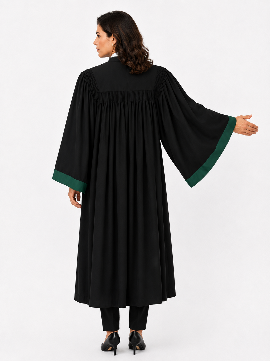 Alex & Nora Evess Unisex Lawyer Gown - Image 11