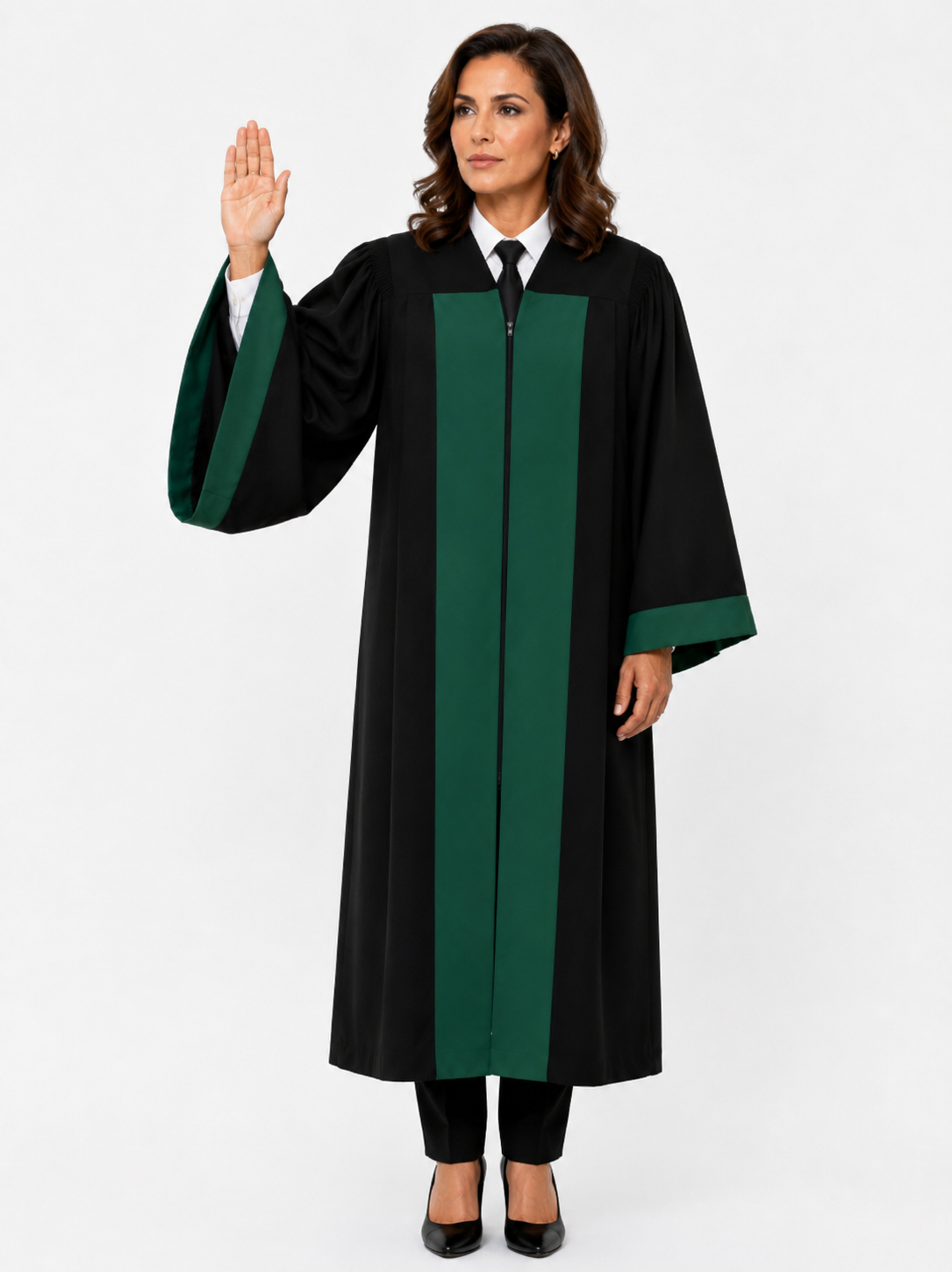 Alex & Nora Evess Unisex Lawyer Gown - Image 9