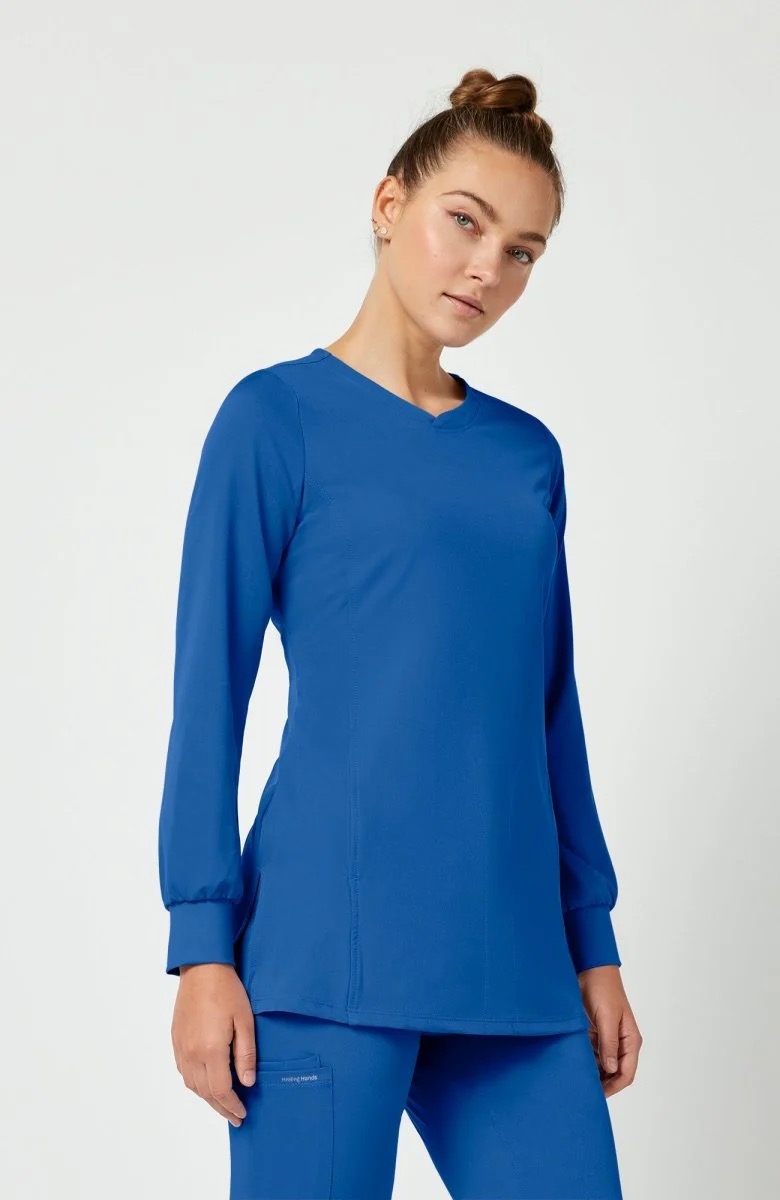 Fatima & Rebecca HH Full Hands Women's Scrub Set - Image 13