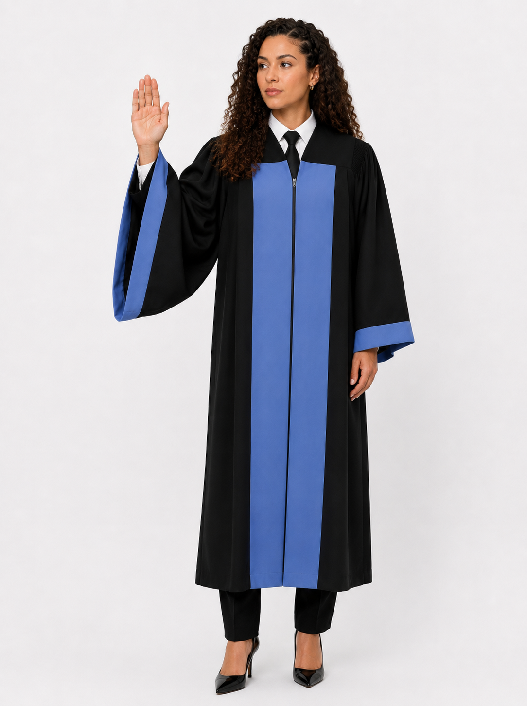 Ali & lana Evess unisex Legal Officer Gown - Image 9
