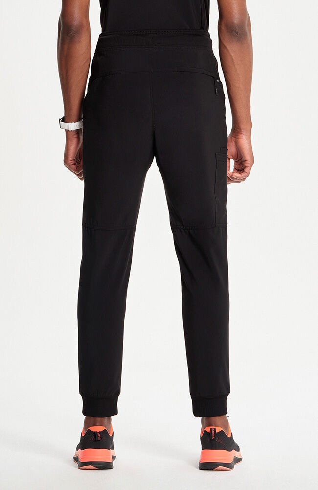 Panel Solid Top & Drawstring Jogger CK Infinity Men's Scrub Set - Image 19