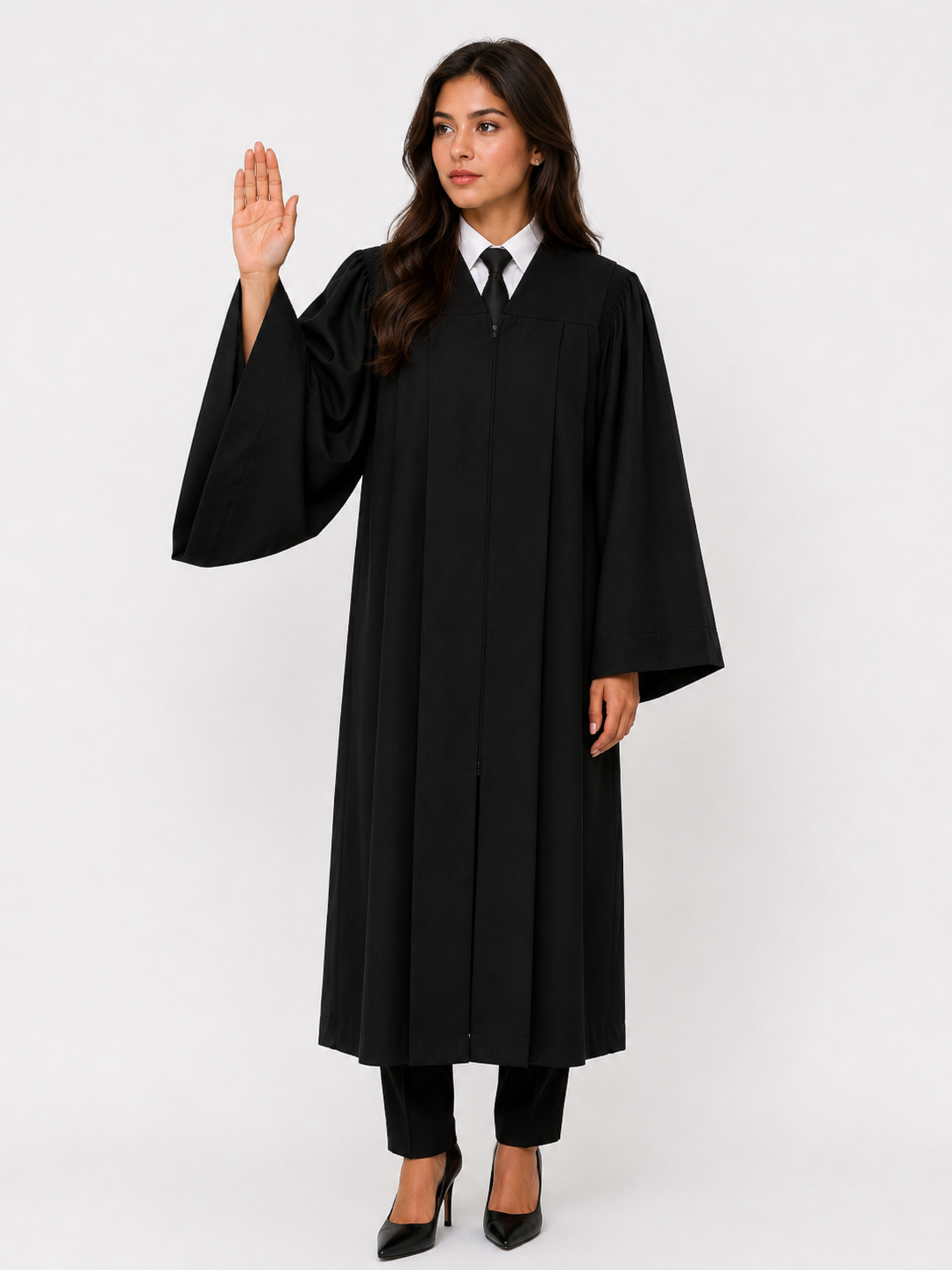Jack & Sarah Evess Unisex Graduation Gown - Image 9