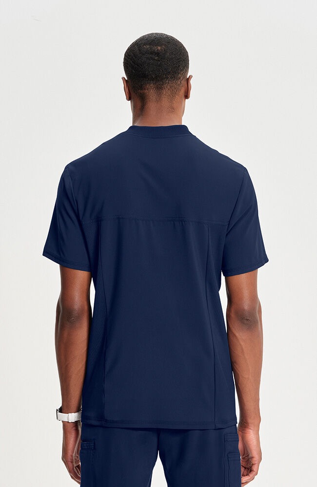 Panel Solid Top & Drawstring Jogger CK Infinity Men's Scrub Set - Image 4