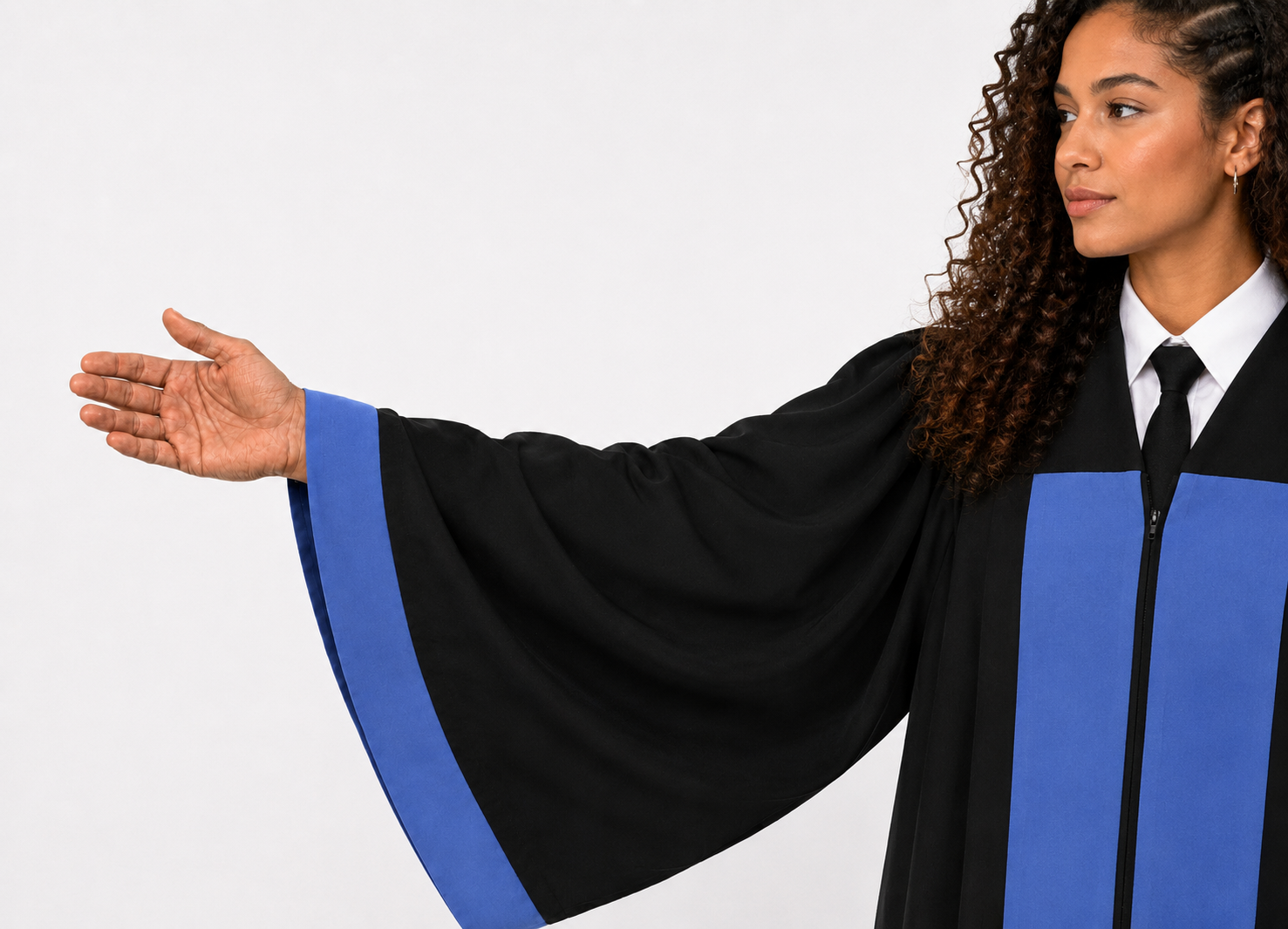 Ali & lana Evess unisex Legal Officer Gown - Image 11