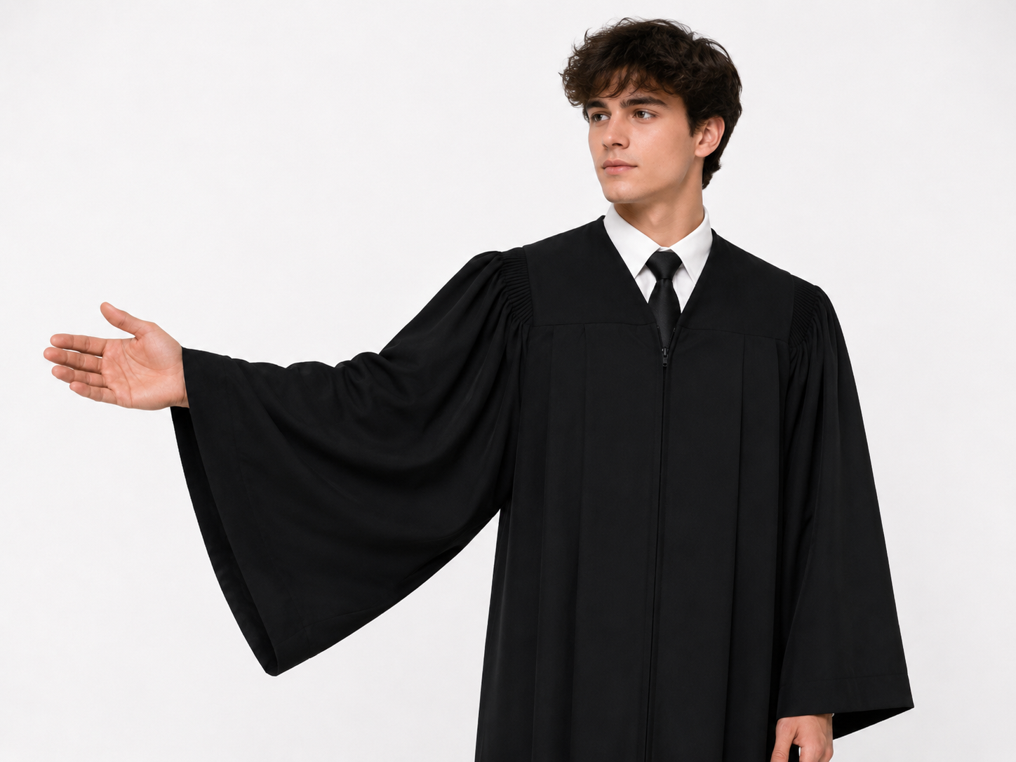 Jack & Sarah Evess Unisex Graduation Gown - Image 5