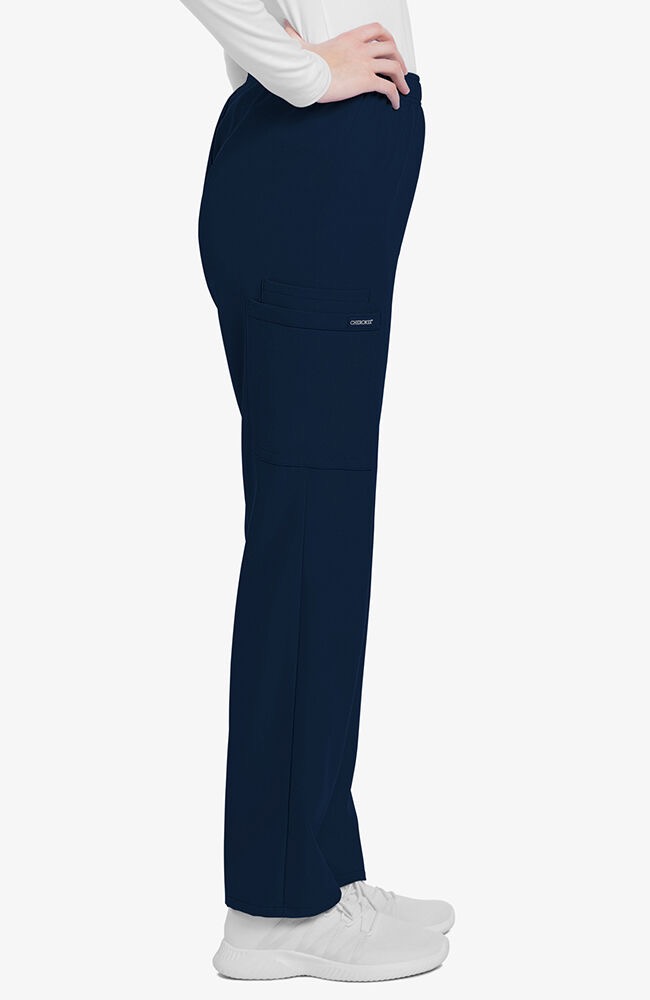 long sleeve top & Pull-On Slim Leg CK Women's Scrub Set - Image 7