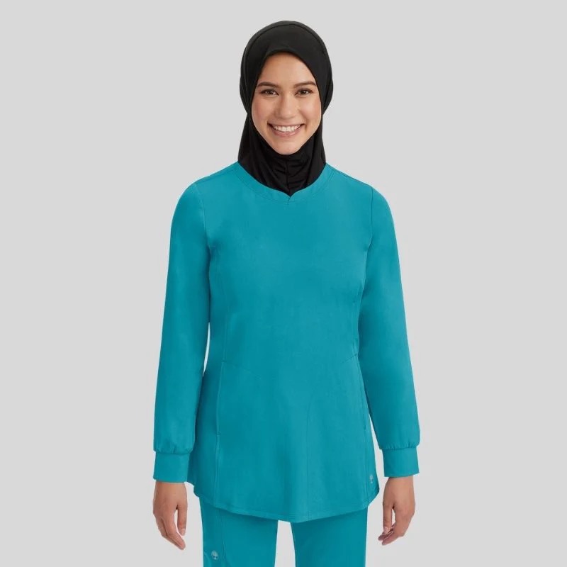 Fatima & Rebecca HH Full Hands Women's Scrub Set - Image 7