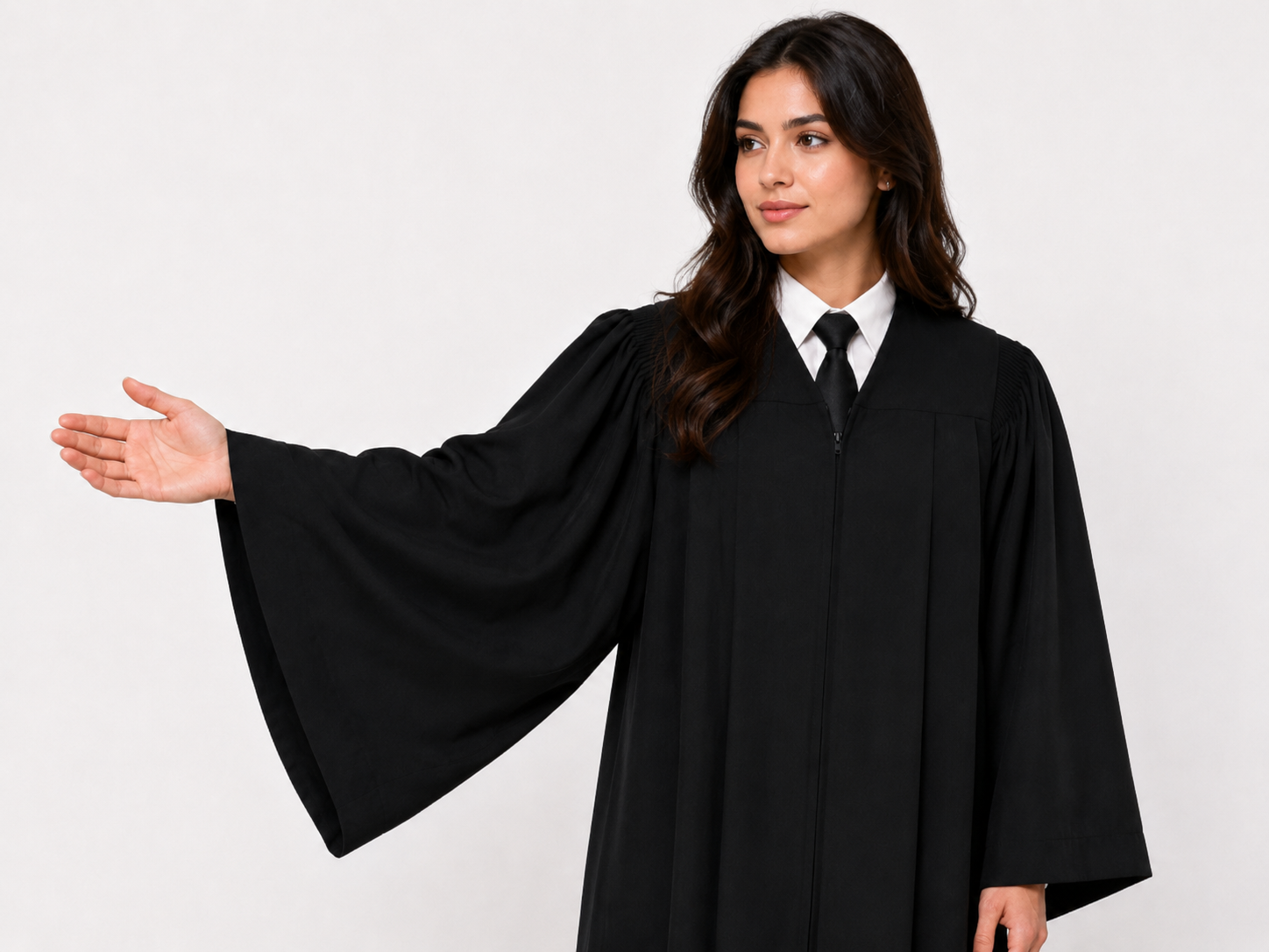 Jack & Sarah Evess Unisex Graduation Gown - Image 10